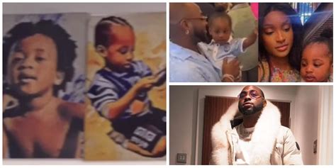 Excitement As Davido Includes His Second Son In Family Portrait (Video)