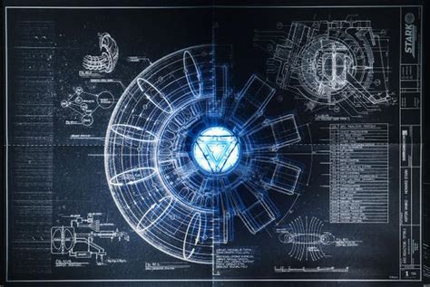 Iron Man Arc Reactor Blueprints