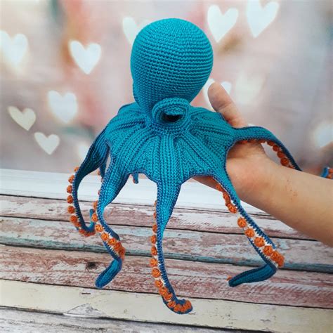 Octopus Stuffed Toy Handmade Crochet Octopus Gift Amigurumi | Etsy