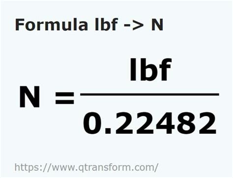 Pounds force to Newtoni - lbf to N convert lbf to N