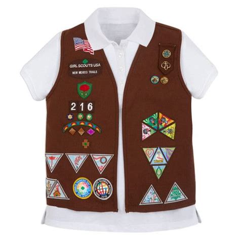 Girl Scout Brownie Official Uniform & Insignia - Girl Scout Shop | Girl scout vest, Brownie girl ...