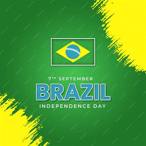 Premium PSD | Brazil day instagram post square banner template psd file editable with brazil ...