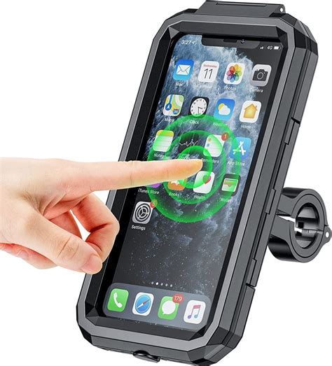 Kewig Bike Phone Mount Waterproof, Motorcycle Phone Mount with Aluminum ...