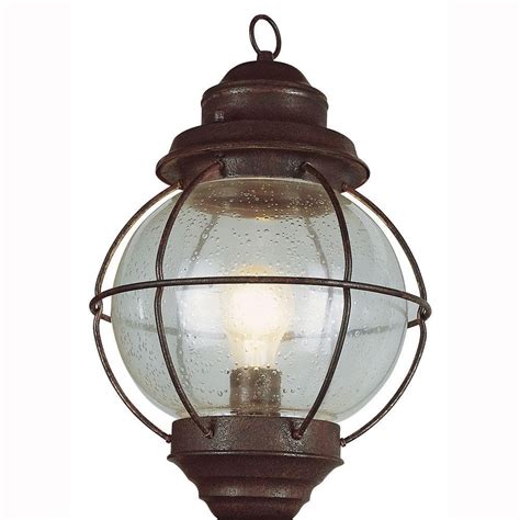 Bel Air Lighting Lighthouse 1-Light Outdoor Rustic Bronze Hanging ...