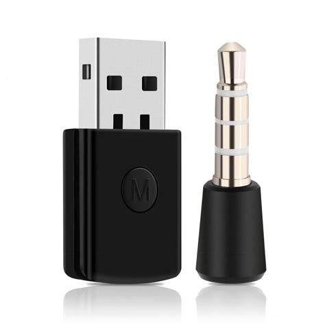 3.5mm Bluetooth 4.0 EDR USB Bluetooth Dongle USB Adapter for PS4 Stable Performance Bluetooth ...