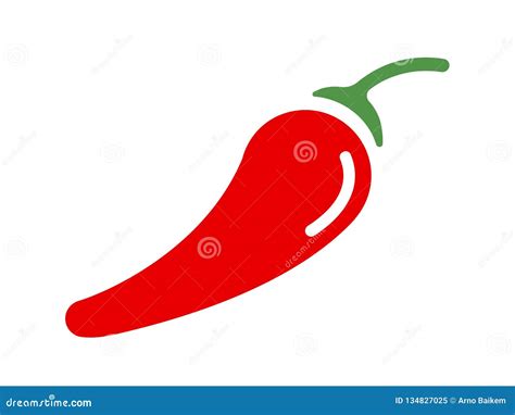 Vector Logo Chili on a White Background Stock Illustration - Illustration of heat ...