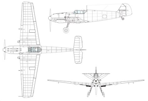 File:Bf109E 3Seiten neu.jpg - Wikimedia Commons