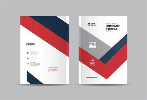 Business Brochure Cover Design or Annual Report and Company Profile Cover or Booklet and Catalog ...