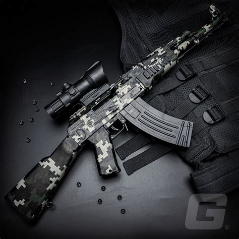 AK-47 Gel Blaster Camo incl. 11,000 Orbeez | GelWeapons.co.uk