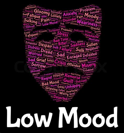 Low Mood Representing Grief Stricken ... | Stock image | Colourbox