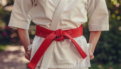 Karate Belt Tying Symbolizes Discipline and Tradition in the Context of ...