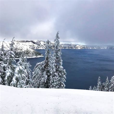 Crater Lake Winter Camping