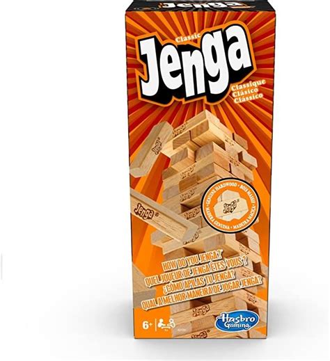 Hasbro Gaming: Jenga Classic Game | Classic games, Jenga, Hasbro