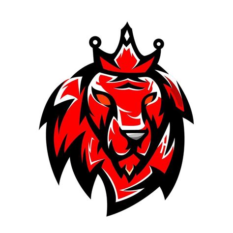 Red Lion logo 21633456 Vector Art at Vecteezy