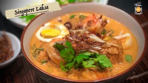 Singapore Laksa Recipe (Super Simple) - YouTube