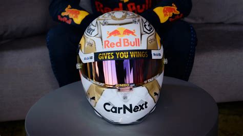 Max Verstappen unveils new No. 1 helmet design for F1 title defense ...