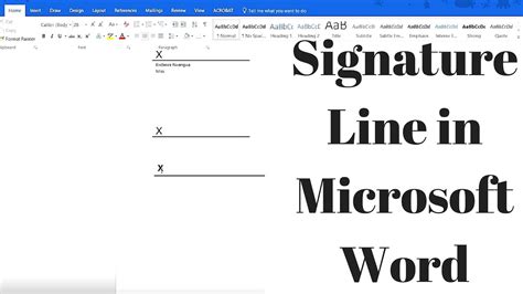 How Do I Create A Fillable Signature Line In Word - Printable Templates Free