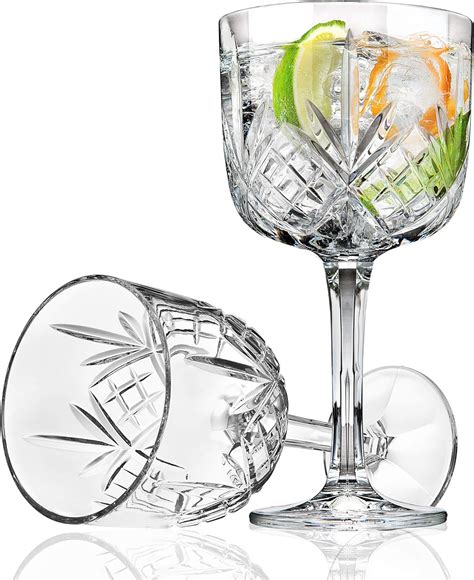 Amazon.com | Godinger Gin Cocktail Coupe Goblet Glass - Dublin ...