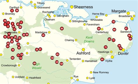 Most Popular Map Of England Showing Kent Ideas – Map of France to Print