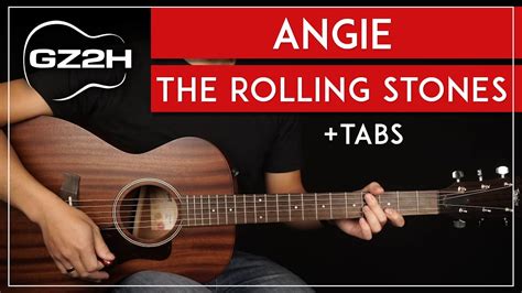 Angie Guitar Tutorial The Rolling Stones Guitar Lesson |Easy Chords ...