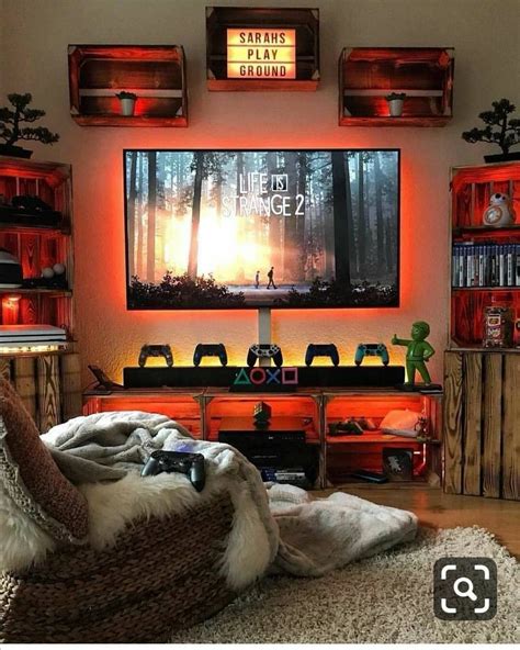 Tag someone who needs this setup - @allhomeaesthetics . . . . . . . . #gamingsetups #gamingroom ...