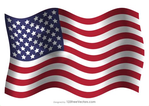 Printable American Flag Clip Art