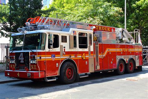 FDNY Ladder 4 | Fire trucks, Fdny, Fire engine