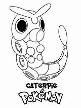 Pokemon Caterpie coloring pages  Free Printable sketch template