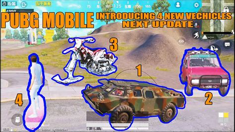 All New Vehicles In Pubg Mobile for the Next Update - YouTube