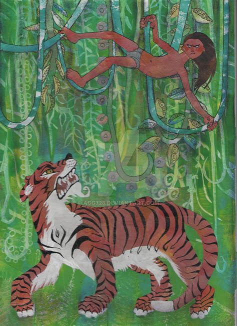 Mowgli and Shere Khan by acg723 on DeviantArt