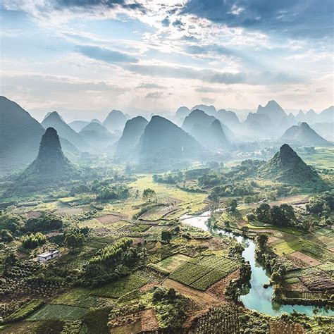 Guilin Karst Mountains in China