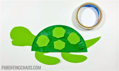 Turtle Paper Plate Craft for Kids ⋆ Parenting Chaos