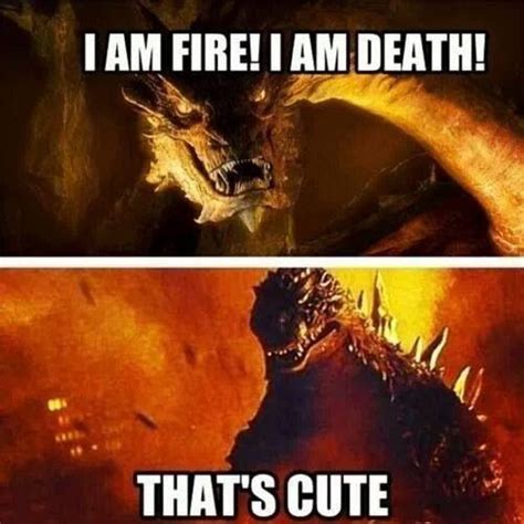 Smaug vs. Godzilla | Godzilla | Know Your Meme