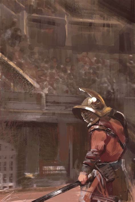 Gladiator in the Colosseum | Ancient rome gladiators, Ancient warriors, Colosseum