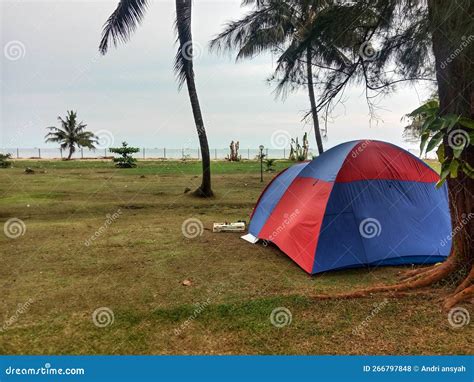 Camping on the Beach, Batakan City, Balikpapan Stock Photo - Image of camping, clothing: 266797848