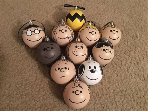 Charlie Brown Christmas Ornaments Whole Set | Charlie brown christmas decorations, Charlie brown ...