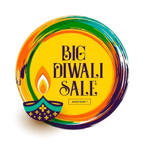 Free Vector | Happy Diwali sale background