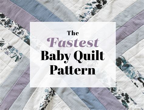 Easy Baby Quilt Pattern