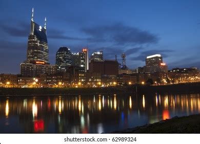 Nashville Tennessee Skyline Night Stock Photo 62989324 | Shutterstock