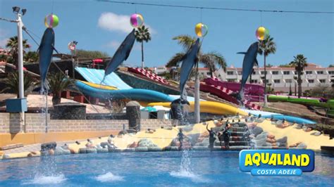 Tenerife water park Aqualand. Swim with dolphins Tenerife Aqualand