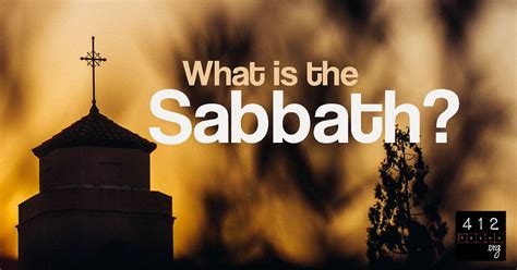 The Sabbath is a beautiful Jewish tradition meant to remind us that we ...