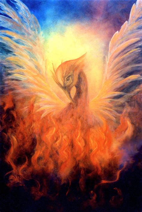 Phoenix Rising Painting by Marina Petro - Pixels