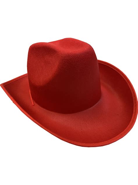 Adult's Rodeo Red Cowboy Hat