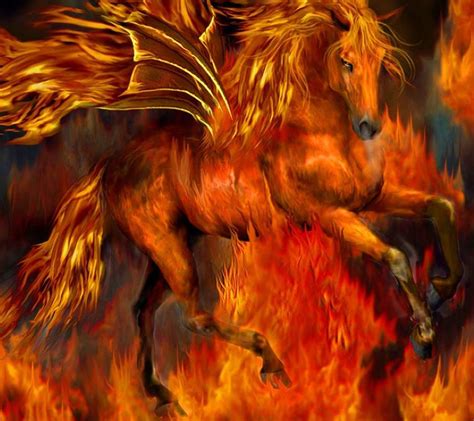 Flaming Horses Wallpapers - Wallpaper Cave