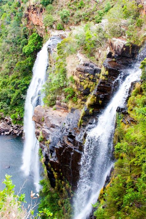 Waterfall in South Africa stock photo. Image of idyllic - 21463428