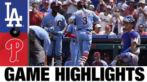 Dodgers vs. Phillies Game Highlights (8/12/21) | MLB Highlights - Win Big Sports