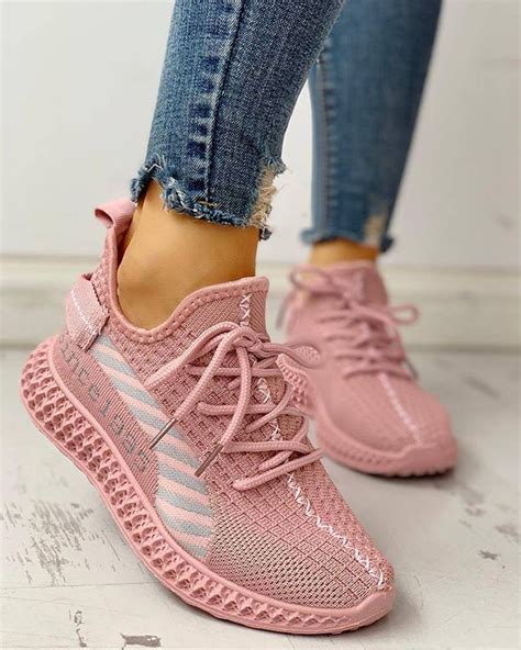 Lace-Up Breathable Casual Sneakers for Women | Sneakers fashion, Casual sneakers, Womens sneakers