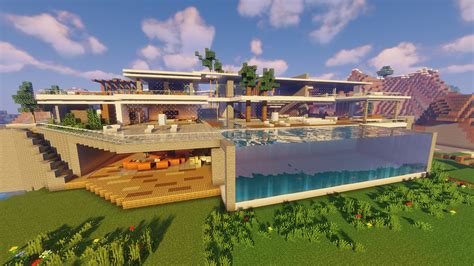 Minecraft Best Modern Mansion / Big House : r/Minecraftbuilds