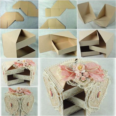 DIY Beautiful Gift Box with Hidden Drawers