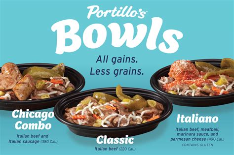 All Gains, No Grains - Introducing Portillo's Beef Bowls! - News - News | Portillo's